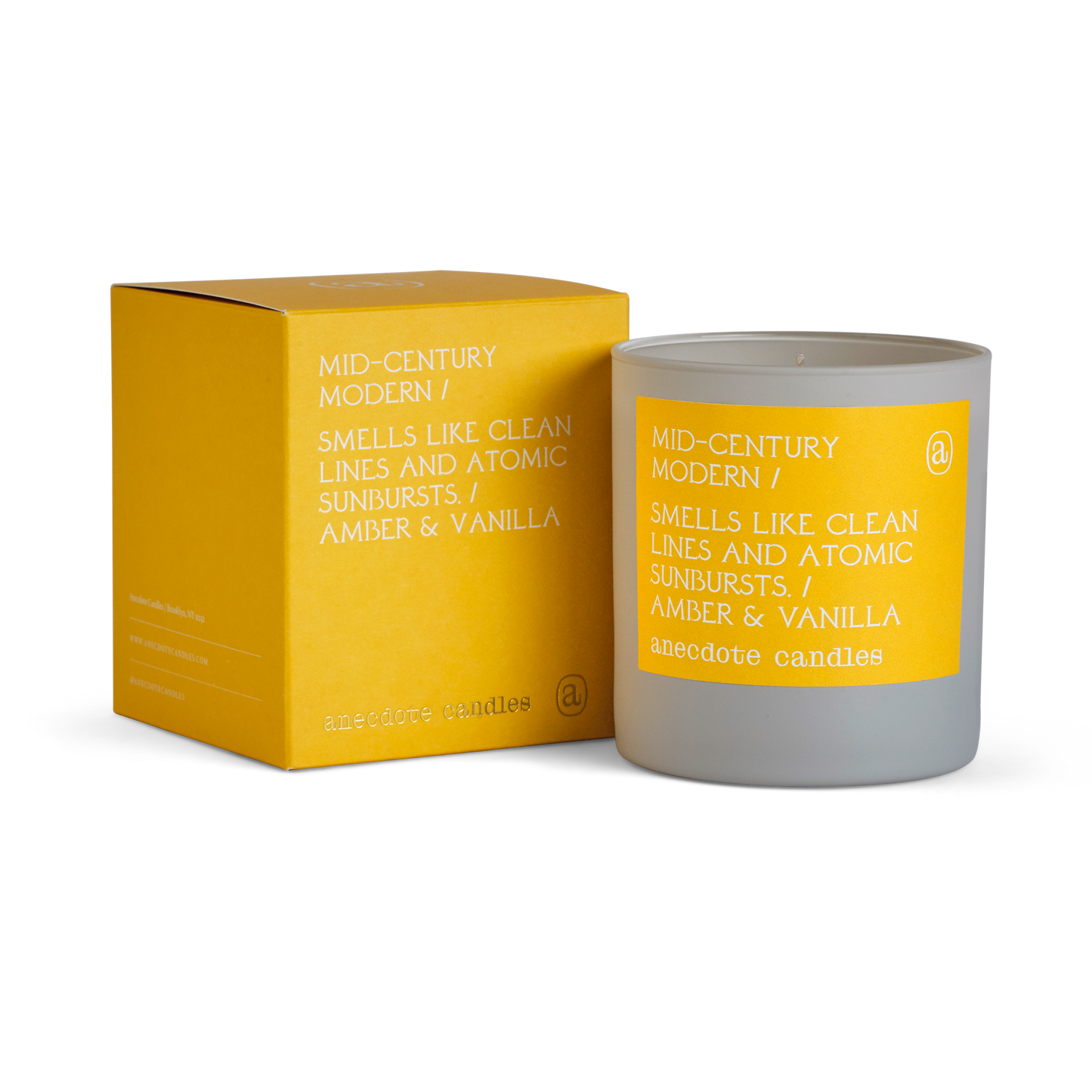 Mid-century Modern (Amber & Vanilla) Candle
