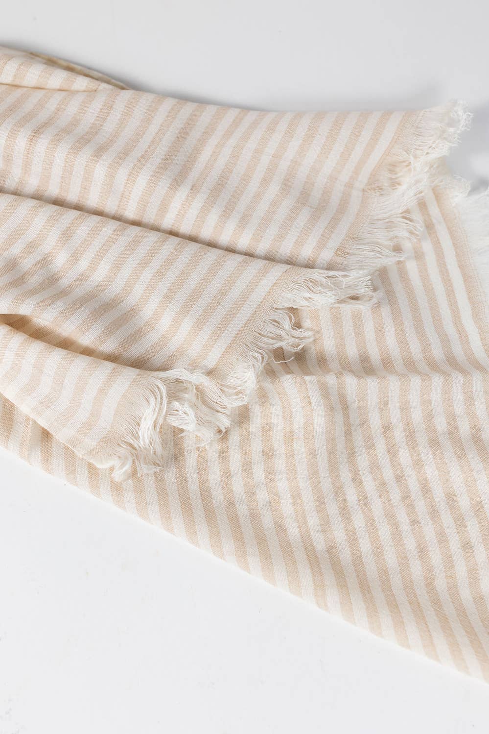 * Nicely Neutral Striped Scarf