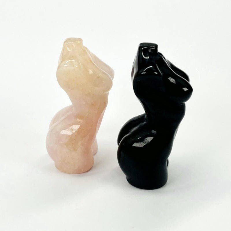 Crystal Gemstone Goddess Body Crystal Carving Healing Stones