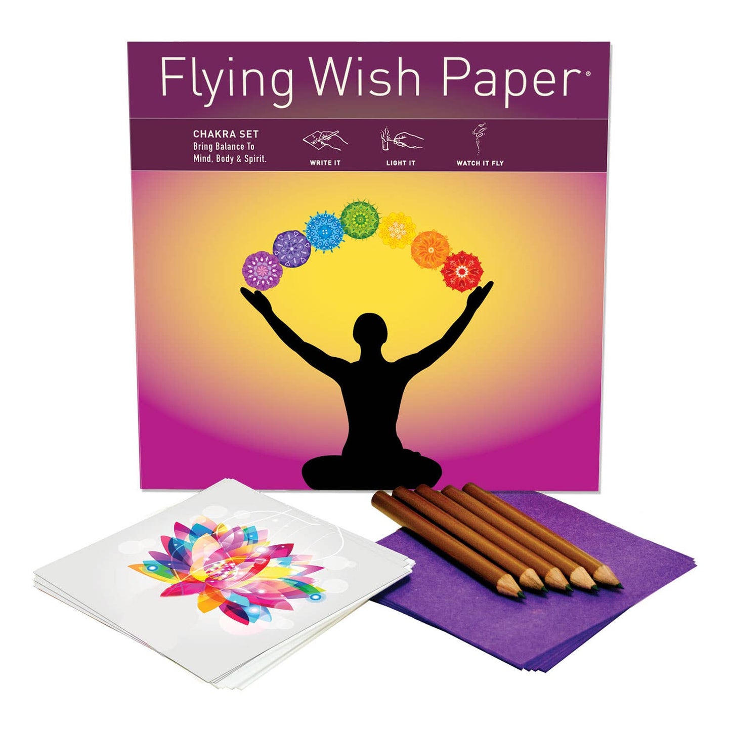 CHAKRA / Large Kit / 50 WISHING PAPERS™ + Accessories