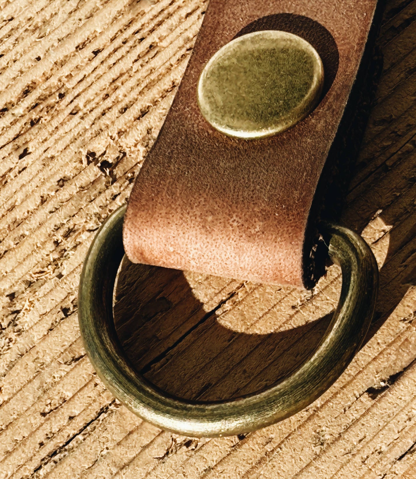 Rustic Leather Keychain II Engraved II Key Lanyard