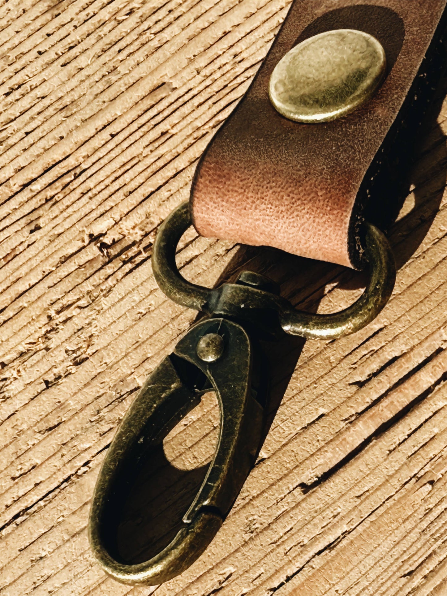 Rustic Leather Keychain II Engraved II Key Lanyard
