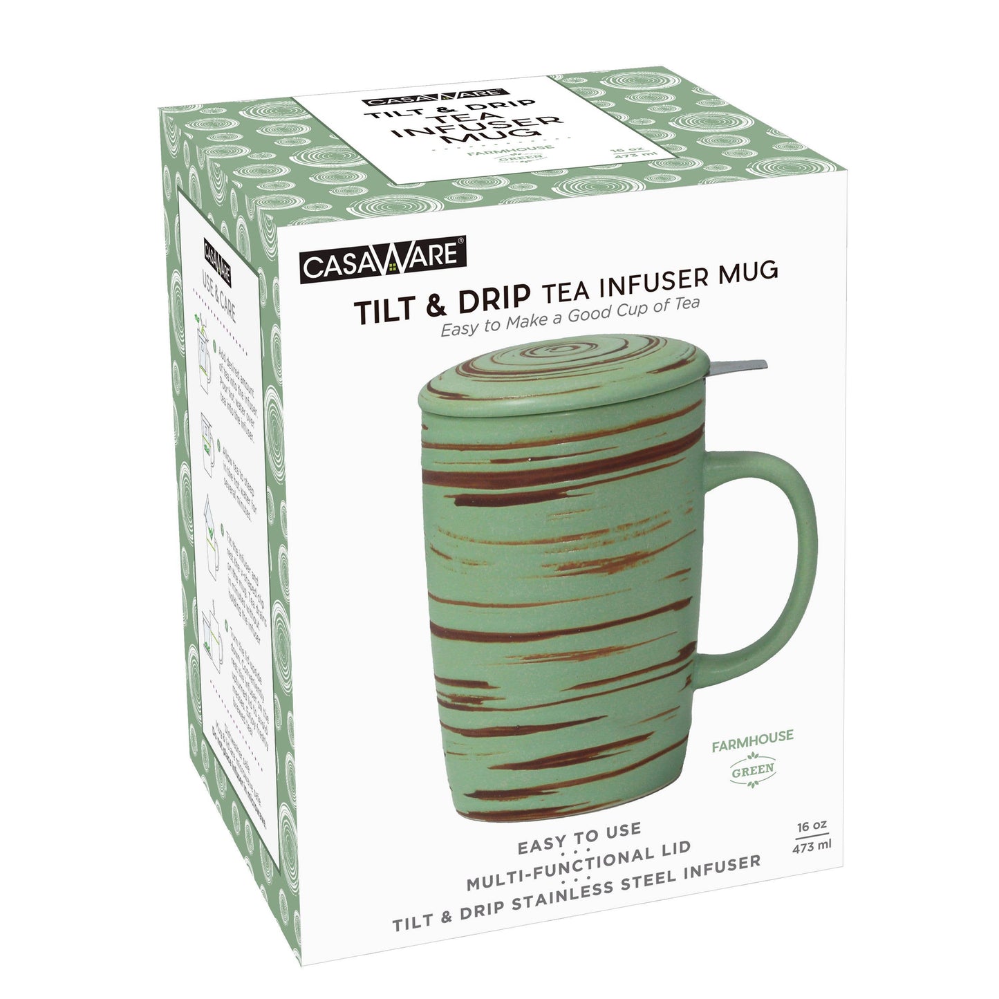 Farmhouse 16oz Tea Infuser Mug