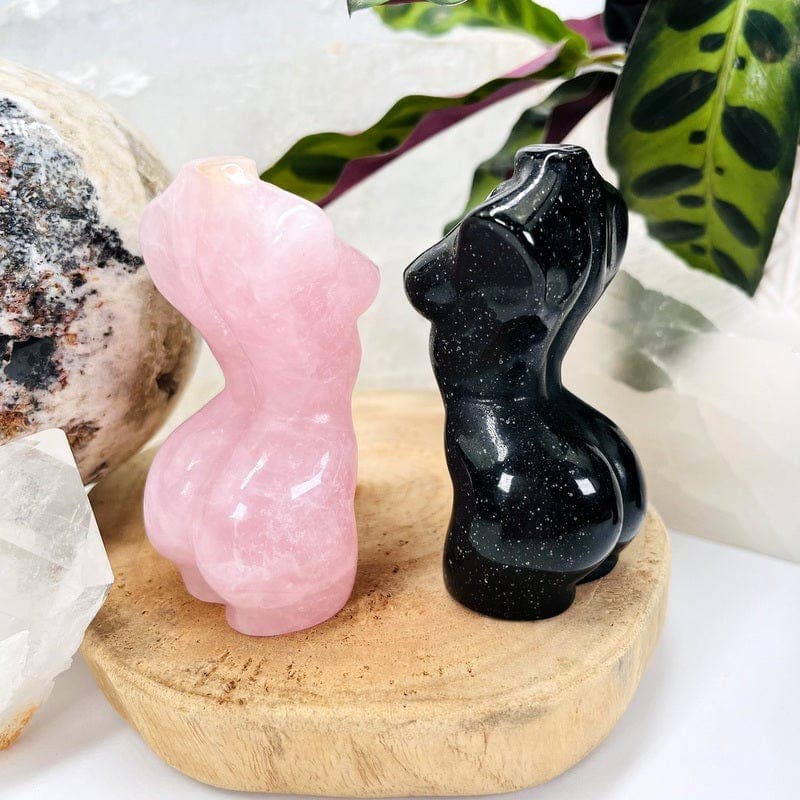 Crystal Gemstone Goddess Body Crystal Carving Healing Stones