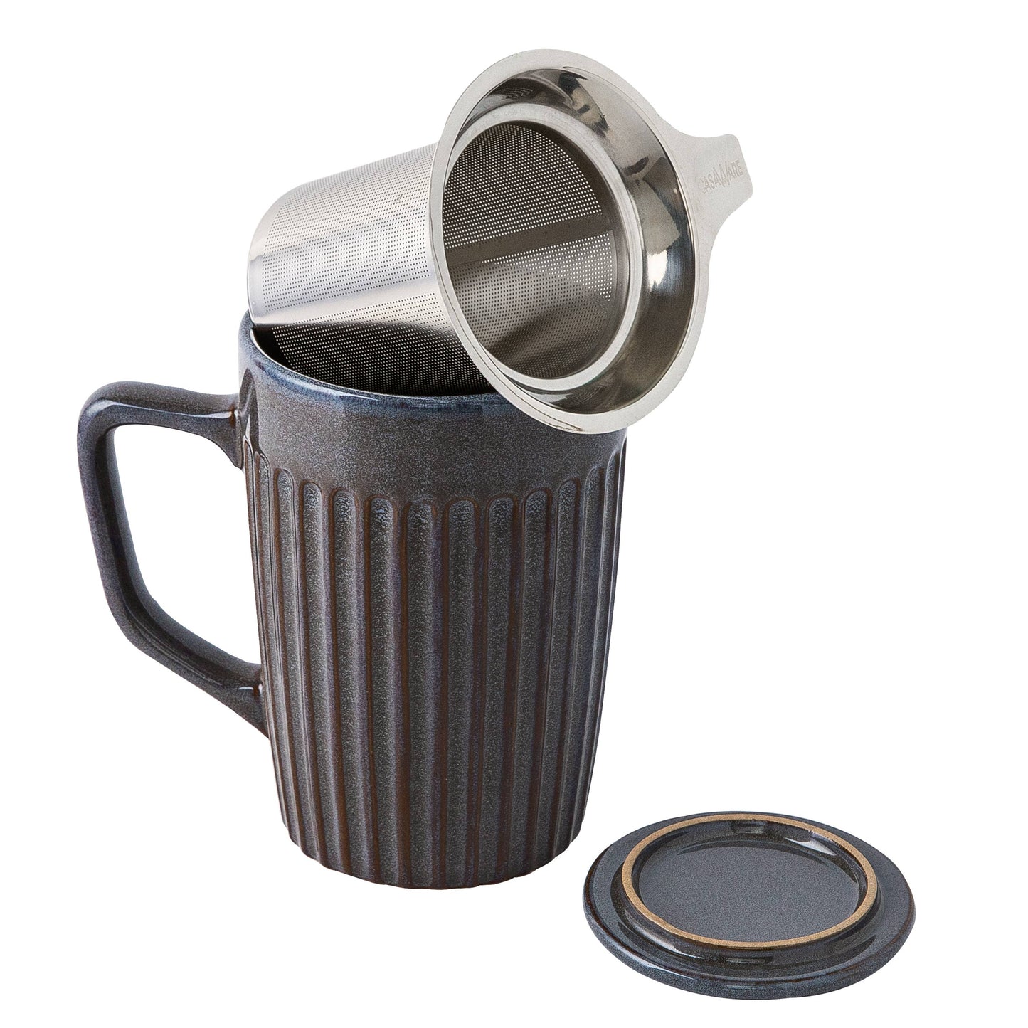 Tea Infuser Mug Shell 18oz