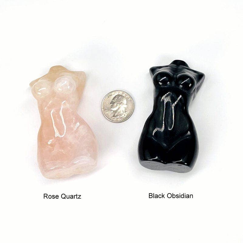 Crystal Gemstone Goddess Body Crystal Carving Healing Stones