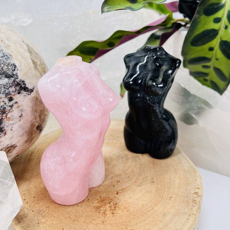 Crystal Gemstone Goddess Body Crystal Carving Healing Stones