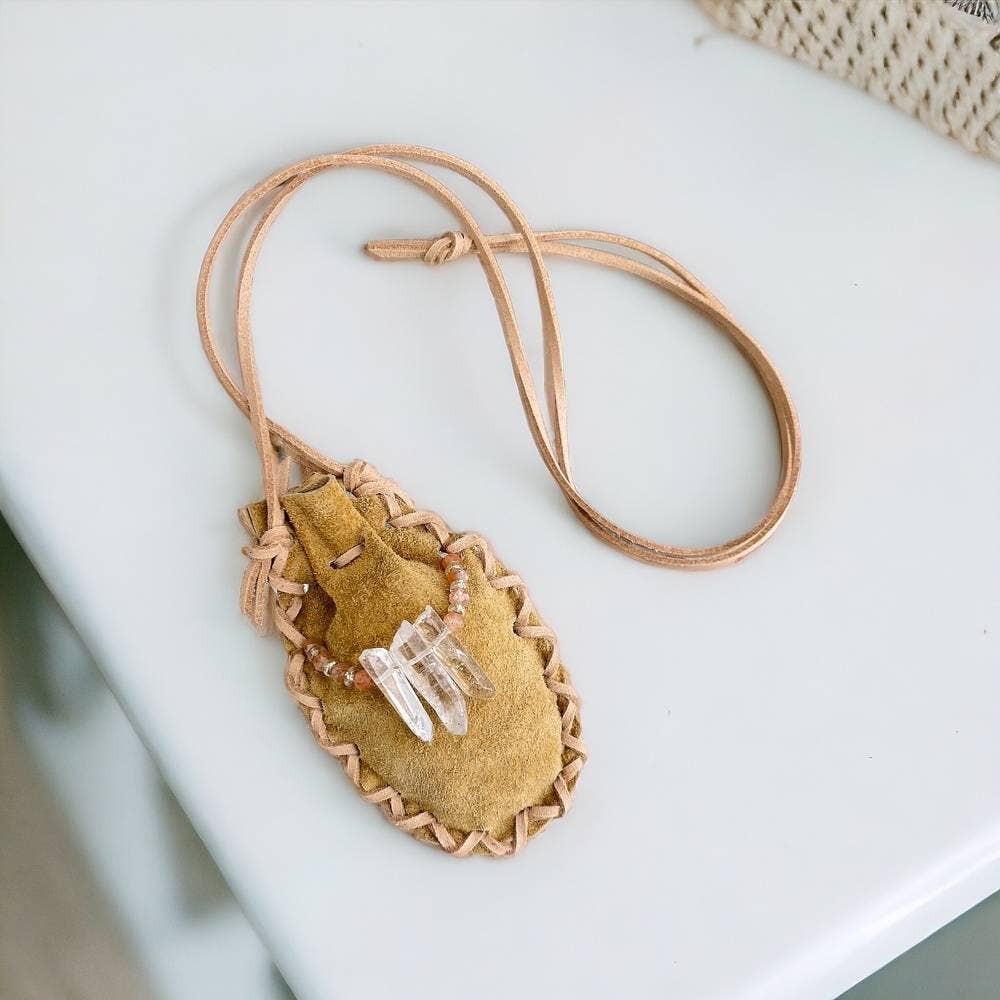 Helena Amulet Bag / Medicine Bag Necklace