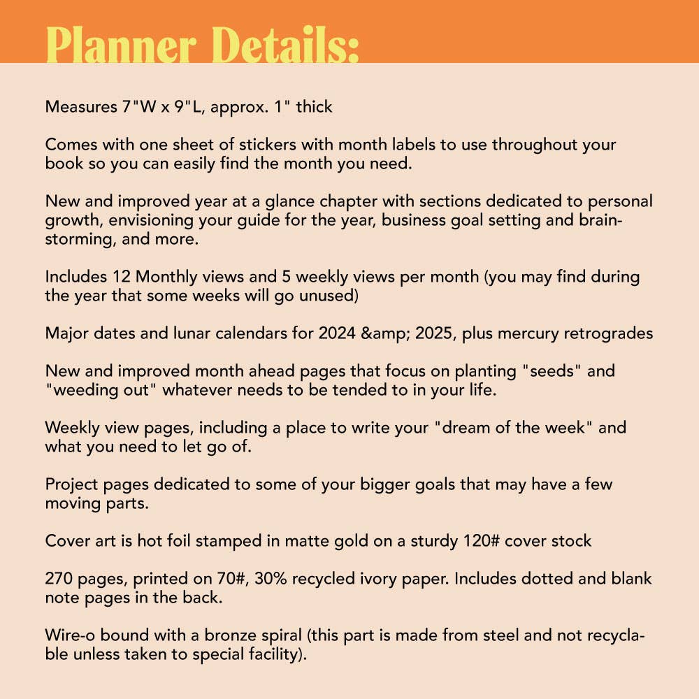 Undated Planner