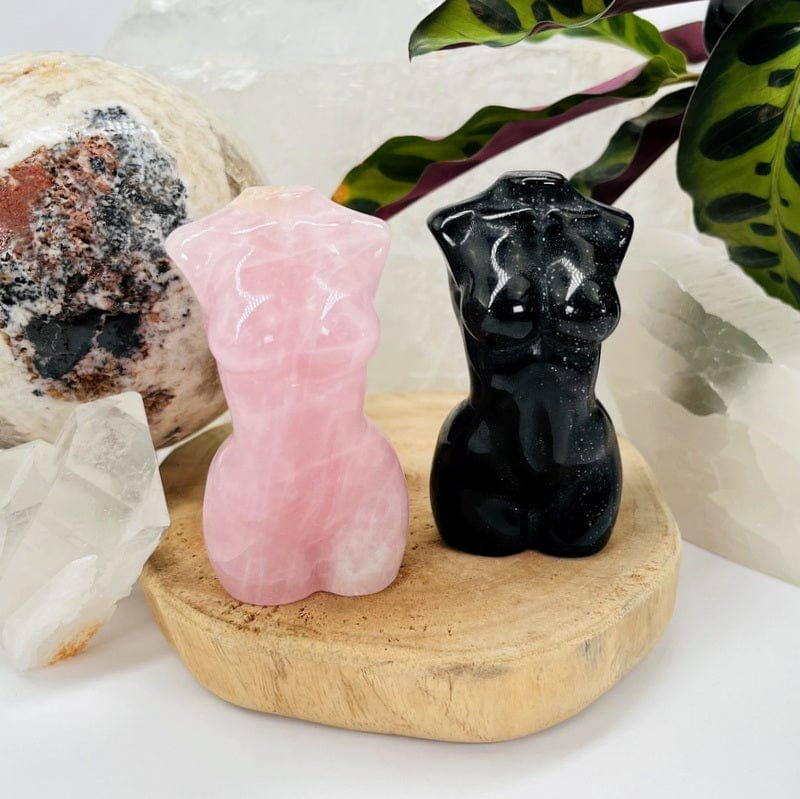 Crystal Gemstone Goddess Body Crystal Carving Healing Stones