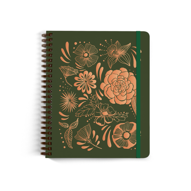 2026 13 Month Planner | December 2025 - January 2026, Flower Power Cover