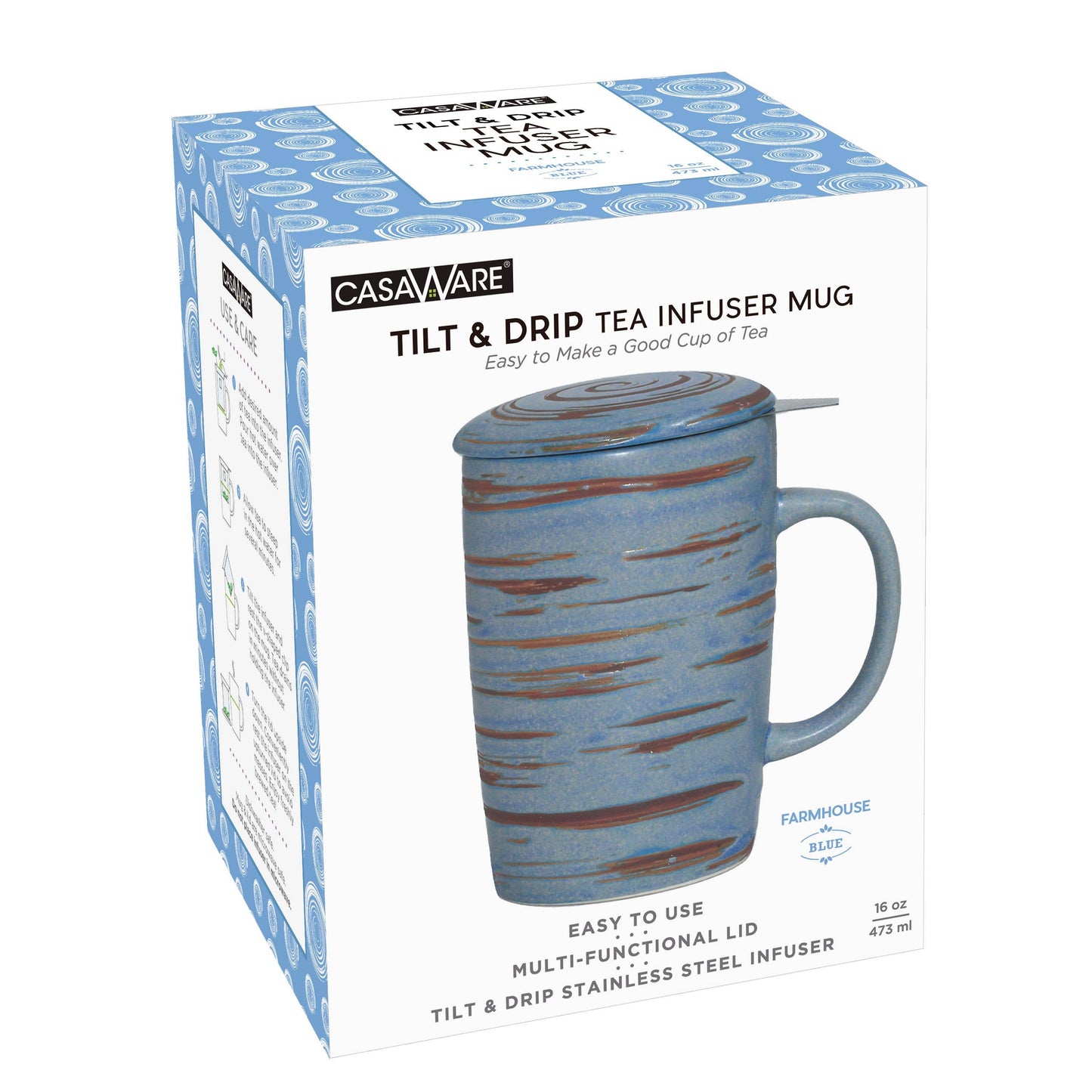 Farmhouse 16oz Tea Infuser Mug