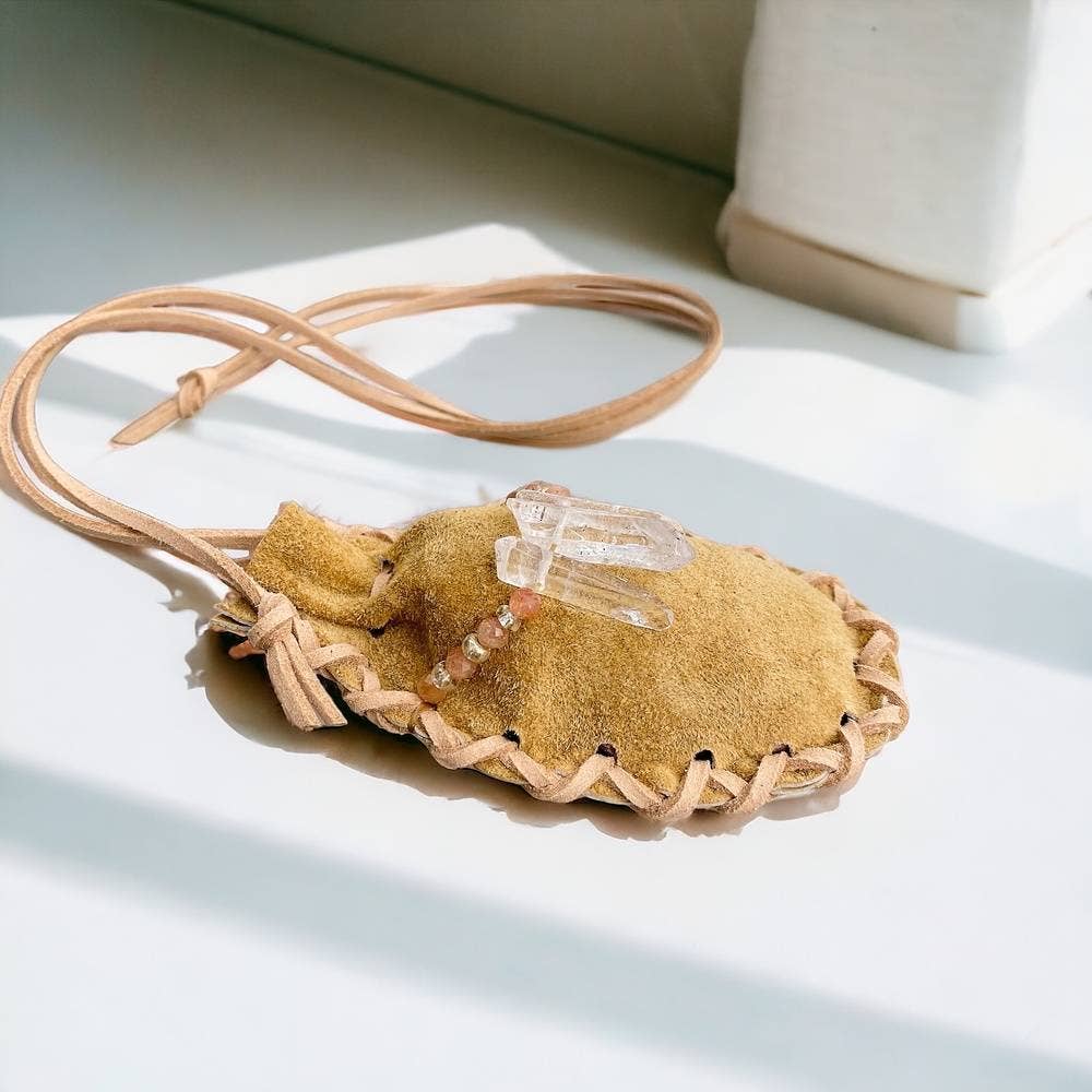 Helena Amulet Bag / Medicine Bag Necklace