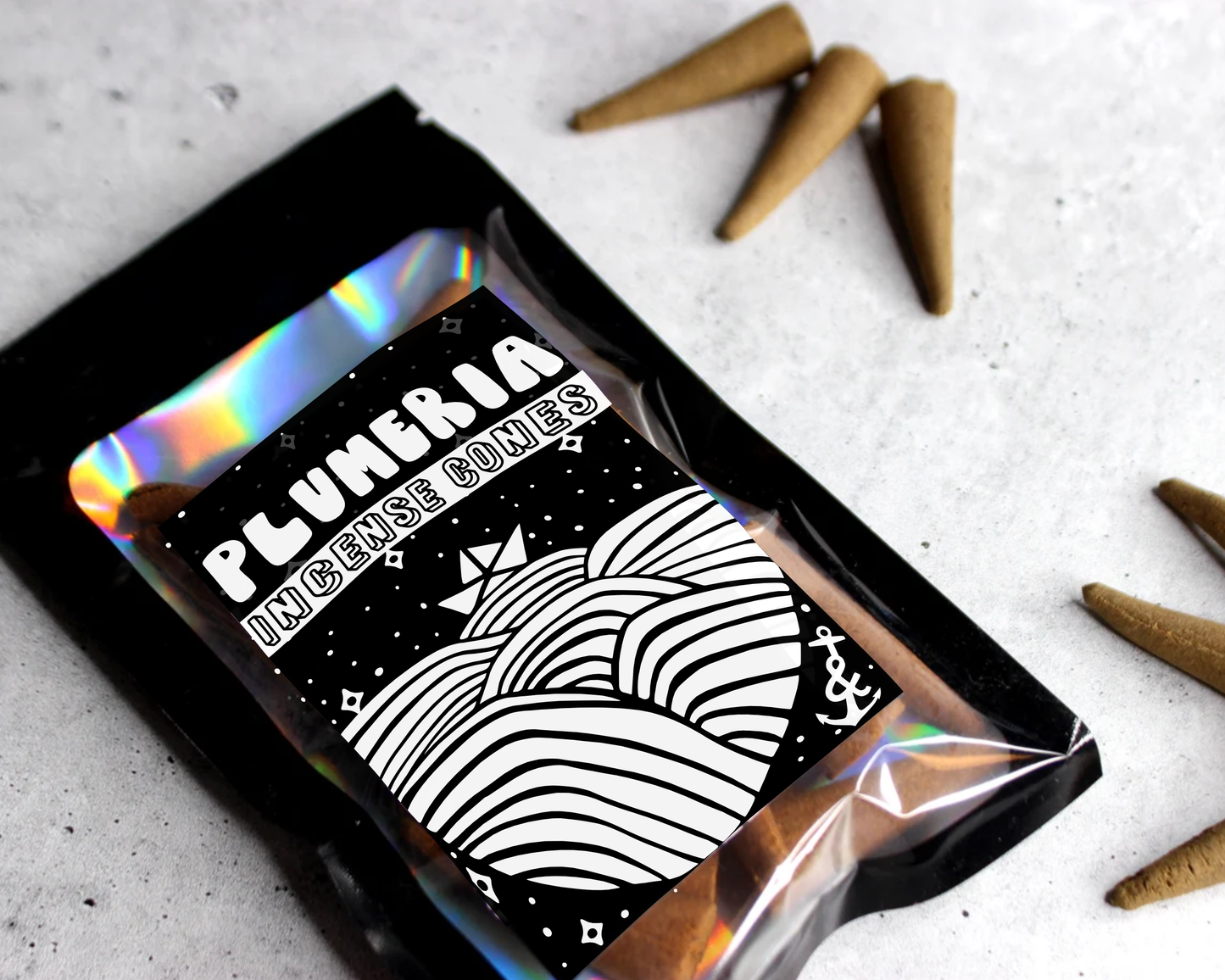Plumeria | Incense Cones | Backflow Incense Cones