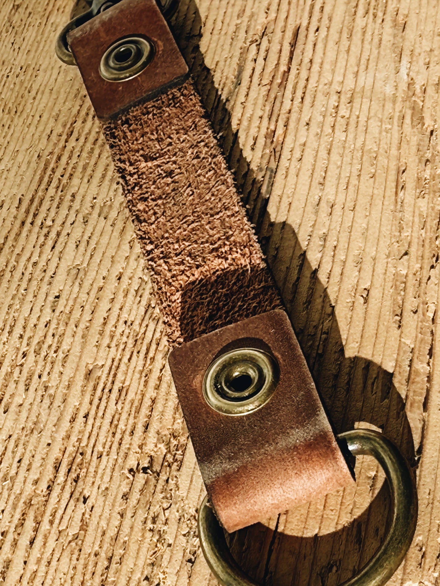 Rustic Leather Keychain II Engraved II Key Lanyard
