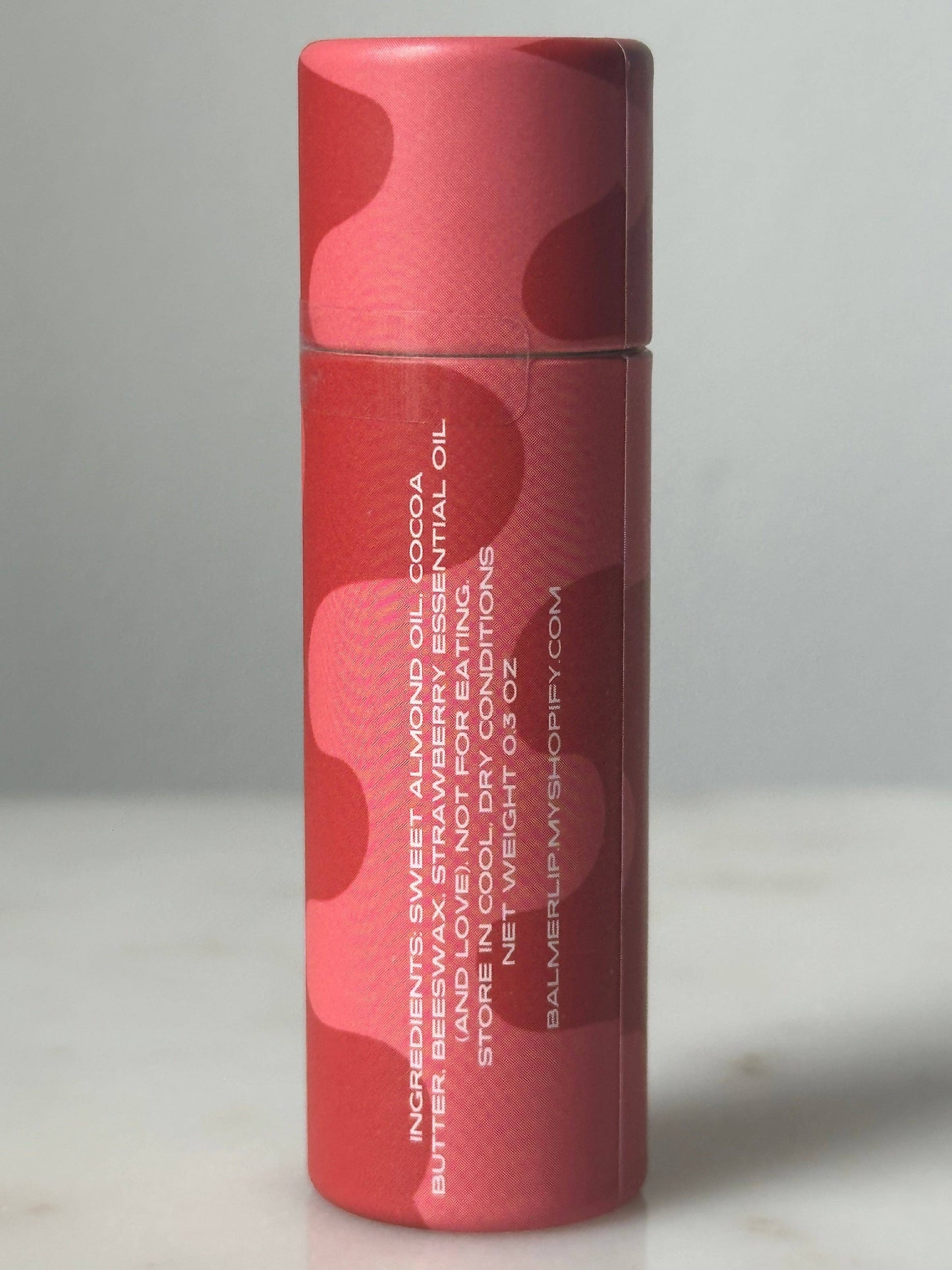 Strawberry Lip Balm - Balmer Cacao Butter Lip Balm