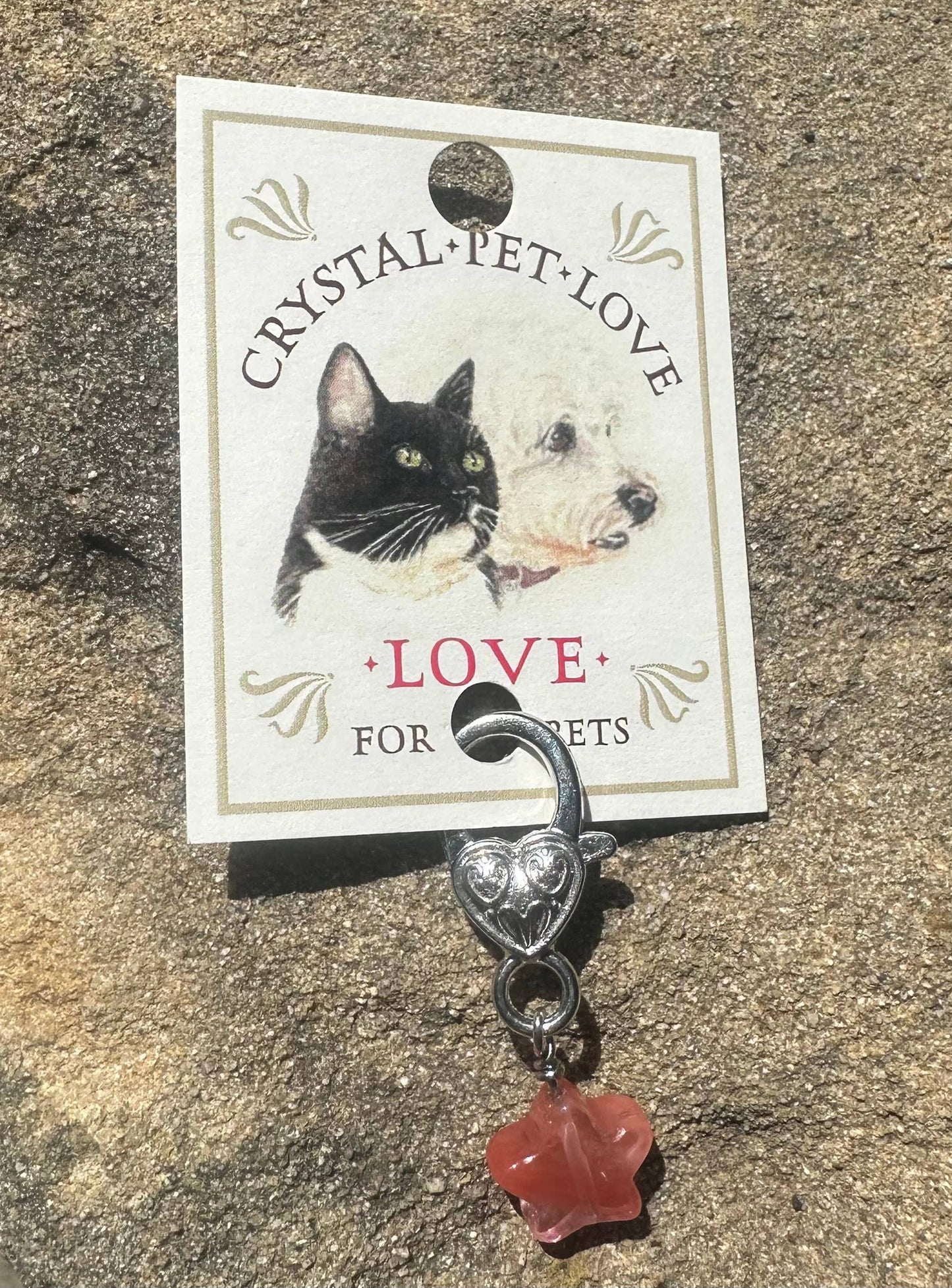 Cherry Quartz Star Pendant