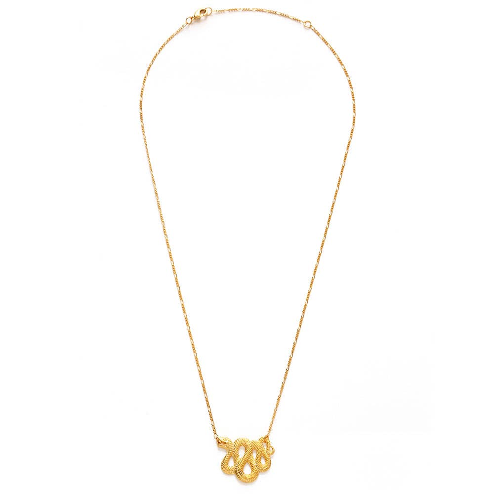 Golden Serpent Necklace