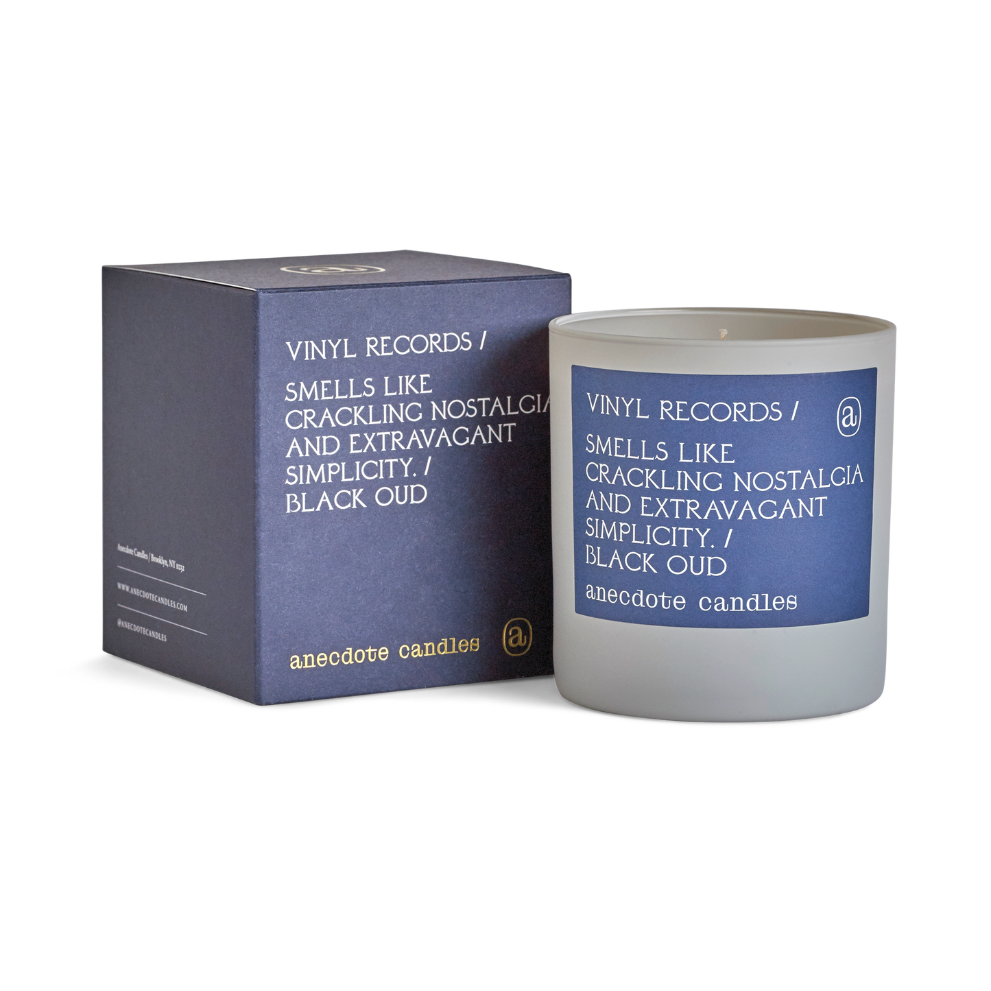 Vinyl Records (Black Oud) Candle