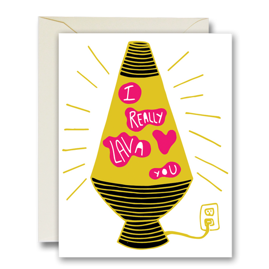 Lava You Card