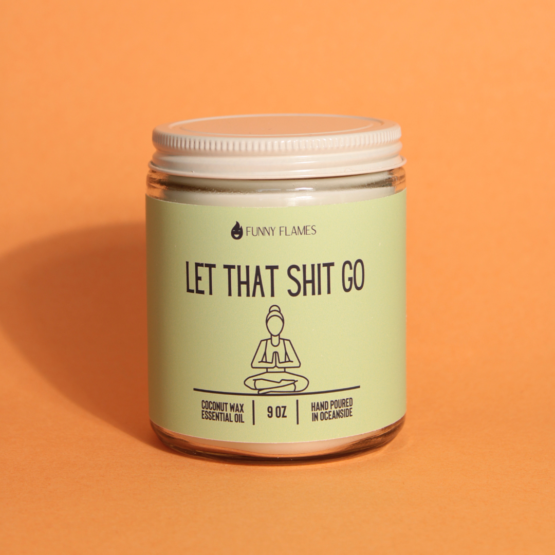 Let That Shit Go Candle (Green)-9 oz Candle