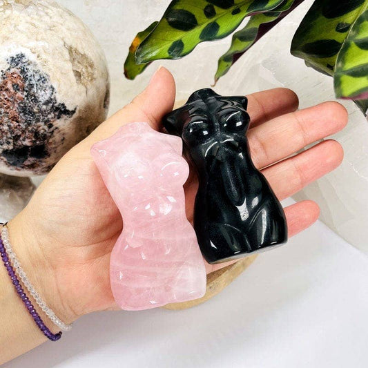 Crystal Gemstone Goddess Body Crystal Carving Healing Stones