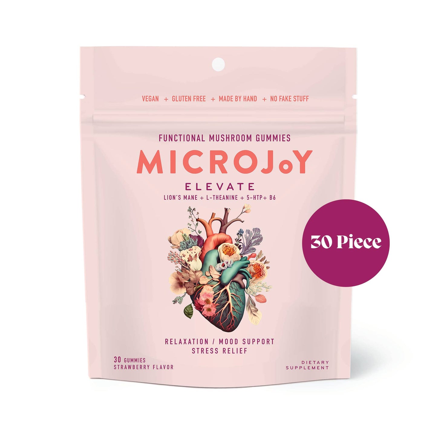 Elevate Mushroom Gummies (30) / Vegan Supplement / Mood