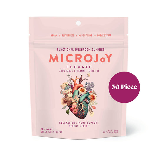 Elevate Mushroom Gummies (30) / Vegan Supplement / Mood