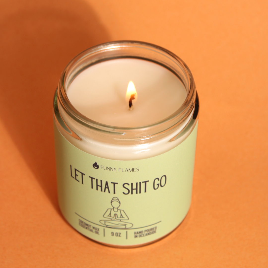 Let That Shit Go Candle (Green)-9 oz Candle