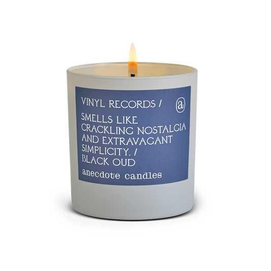 Vinyl Records (Black Oud) Candle
