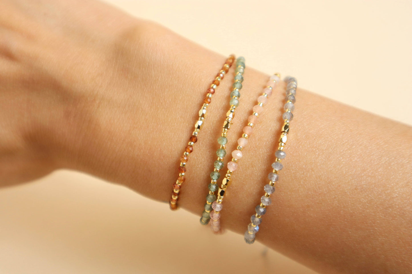 Good Vibes Gemstone Crystal Chakra Adjustable Bracelets V2