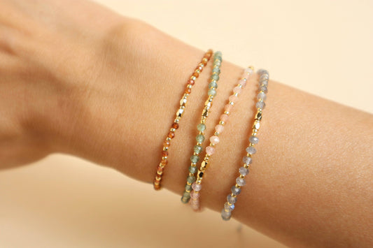Good Vibes Gemstone Crystal Chakra Adjustable Bracelets V2