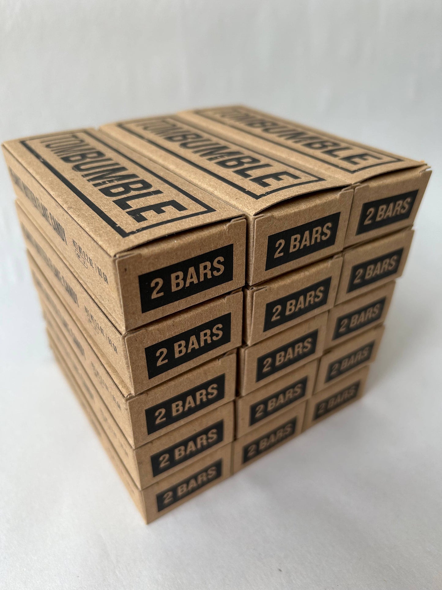 Tom Bumble 2 Bar Box -Peanut Butter Flake Candy in Chocolate