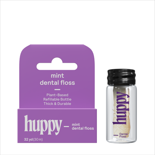 Vegan Dental Floss | Durable | Plastic-Free Jar | Mint
