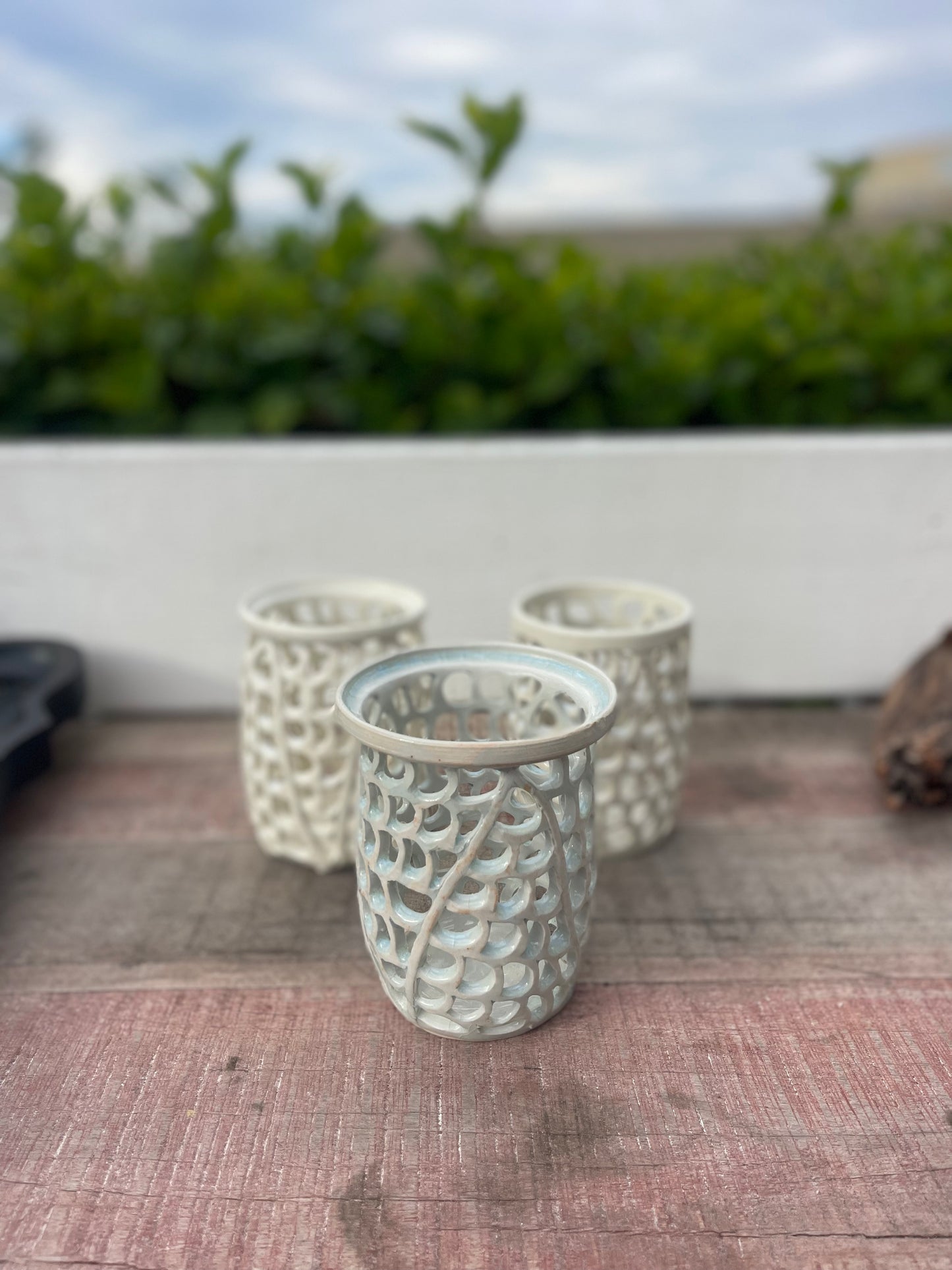 Ceramic Lantern Holder (Medium)