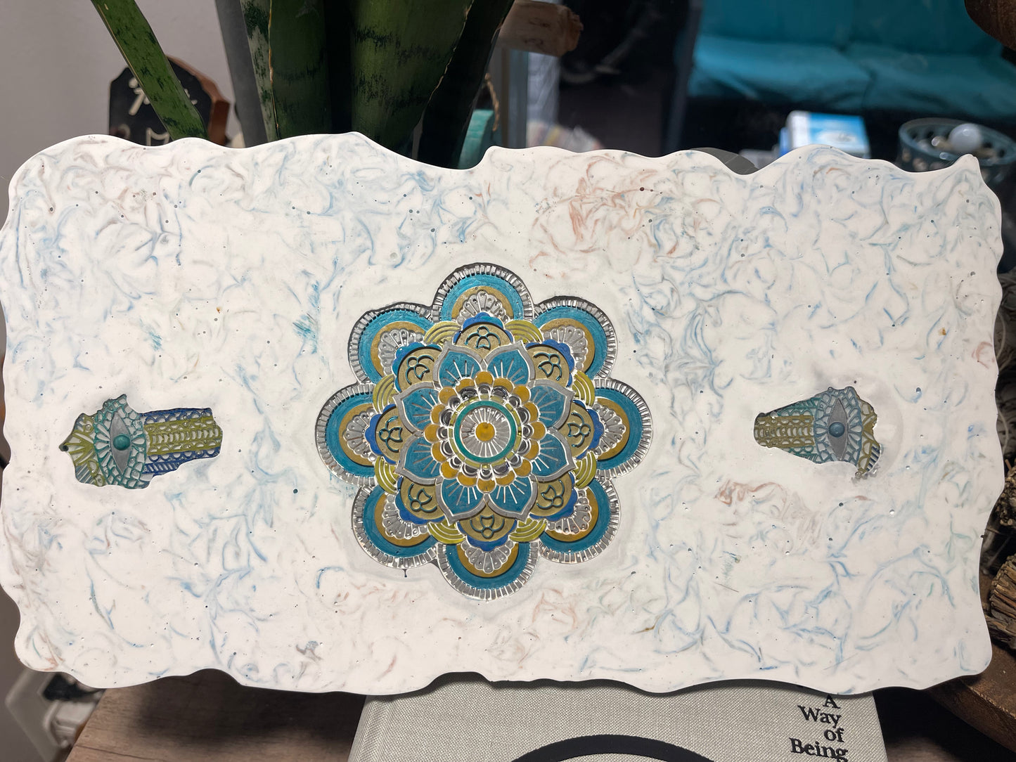 I Feel Grateful Resin Tray