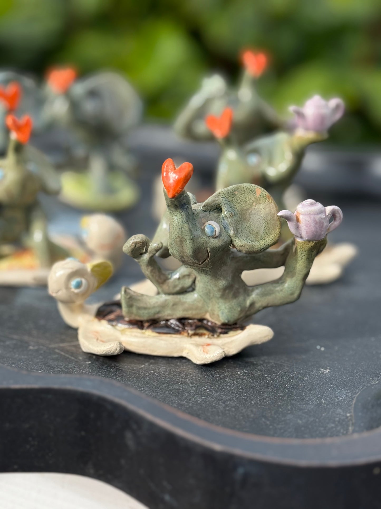 Elephant on Surfboard Masa Ceramics