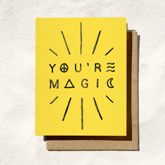 You're Magic Card | Mystic Card | Love Card | Yellow Card