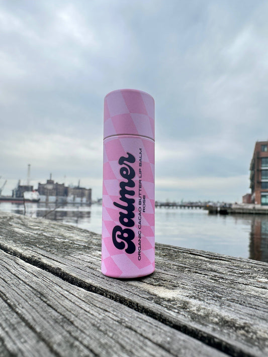 Rose Lip Balm - Balmer Cacao Butter Lip Balm
