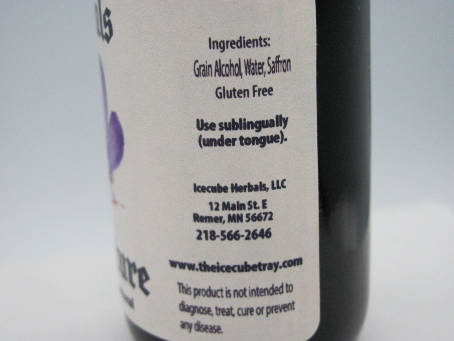 Icecube Herbals Saffron Tincture