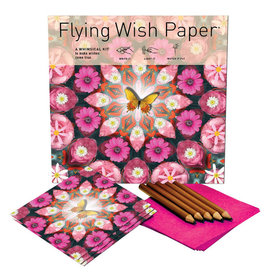 PINK BUTTERFLY / Spring! / Large Kit / 50 WISHING PAPERS™ +